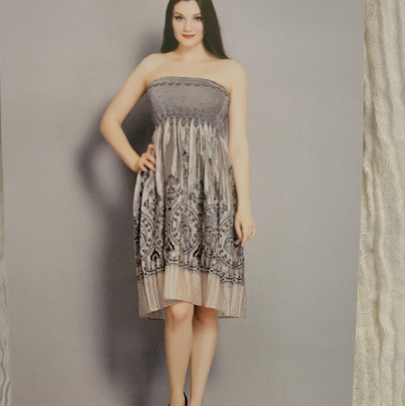 Lapis Convertible Dress/ Skirt /Maternity One Size - Picture 5 of 7